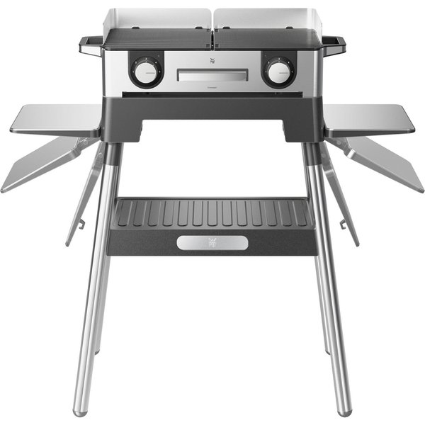 WMF Standgrill Lono Master, inkl. Standfuß, 2400 W, antihaftbeschichtete Aluminium-Gussplatten, Outdoor geeignet