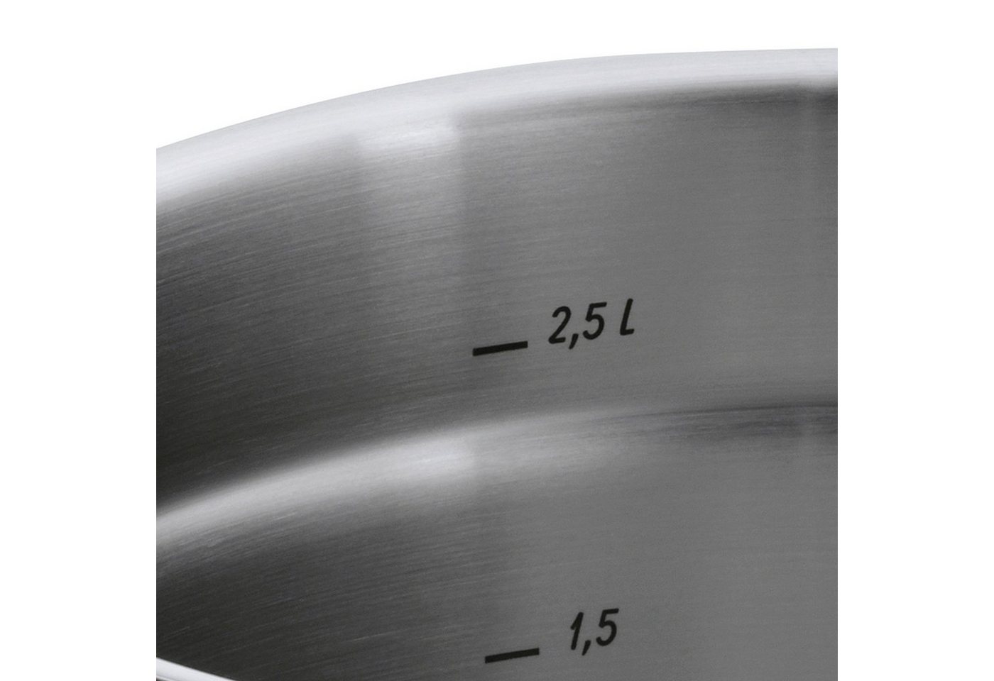 WMF Suppentopf Gourmet Plus Gemüsetopf mit Deckel, 24 cm, Cromargan® Edelstahl rostfrei 18/10 (1-tlg., 1x Gemüsetopf mit Deckel 24 cm (Volumen 8,8l, Höhe 22 cm) – Bild 3 von 5