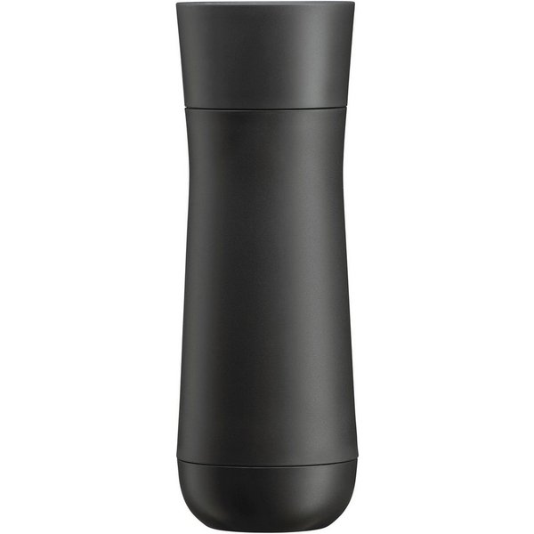 WMF Thermobecher Impulse, Cromargan® Edelstahl Rostfrei 18/10, Kunststoff, Silikon, doppelwandiger Edelstahl, 8h warm und 12h kalt, 360°-Trinköffnung