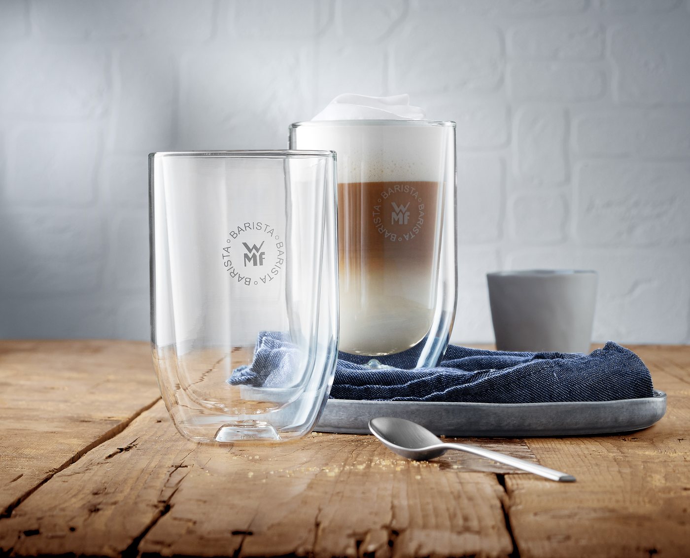 WMF Thermoglas Barista, 2-tlg., Glas, doppelwandiges hitzebeständiges Glas, stilvoll, kein Kondenswasser – Bild 2 von 5