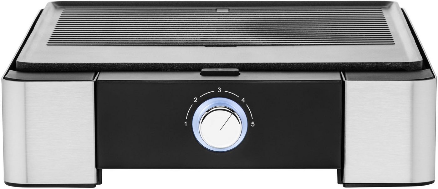 WMF Tischgrill LONO flach & gerippt, 2300 W, stufenlose Temperatureinstellung, antihaftbeschichtete Grillplatte – Bild 3 von 5