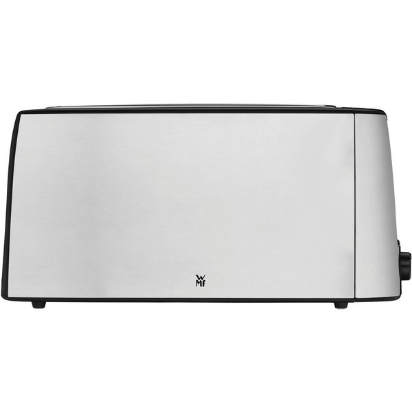 WMF Toaster Bueno Pro, Doppel-Langschlitz-Toaster, XXL Toast, Brötchenaufsatz, 2 lange Schlitze, für 4 Scheiben, 1550 W, 6 Bräunungsstufen, Brotzentrierung, Krü