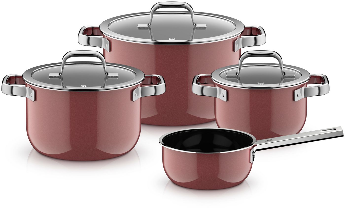 WMF Topf-Set Fusiontec Mineral Pro, Topf-Set, 4-teilig, Rose Quartz, Fusiontec (für alle Herdarten geeignet, 4-tlg., kratzfestes Material), Made in Germany – Bild 2 von 2