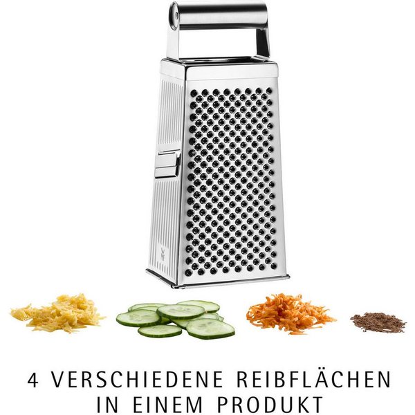 WMF Vierkantreibe mit 4 -in-1-System, Cromargan® Edelstahl Rostfrei 18/10, (1-St., zum Reiben, Schneiden, Raspeln und feinen Zerkleinern), Ergonomisch, stabiler
