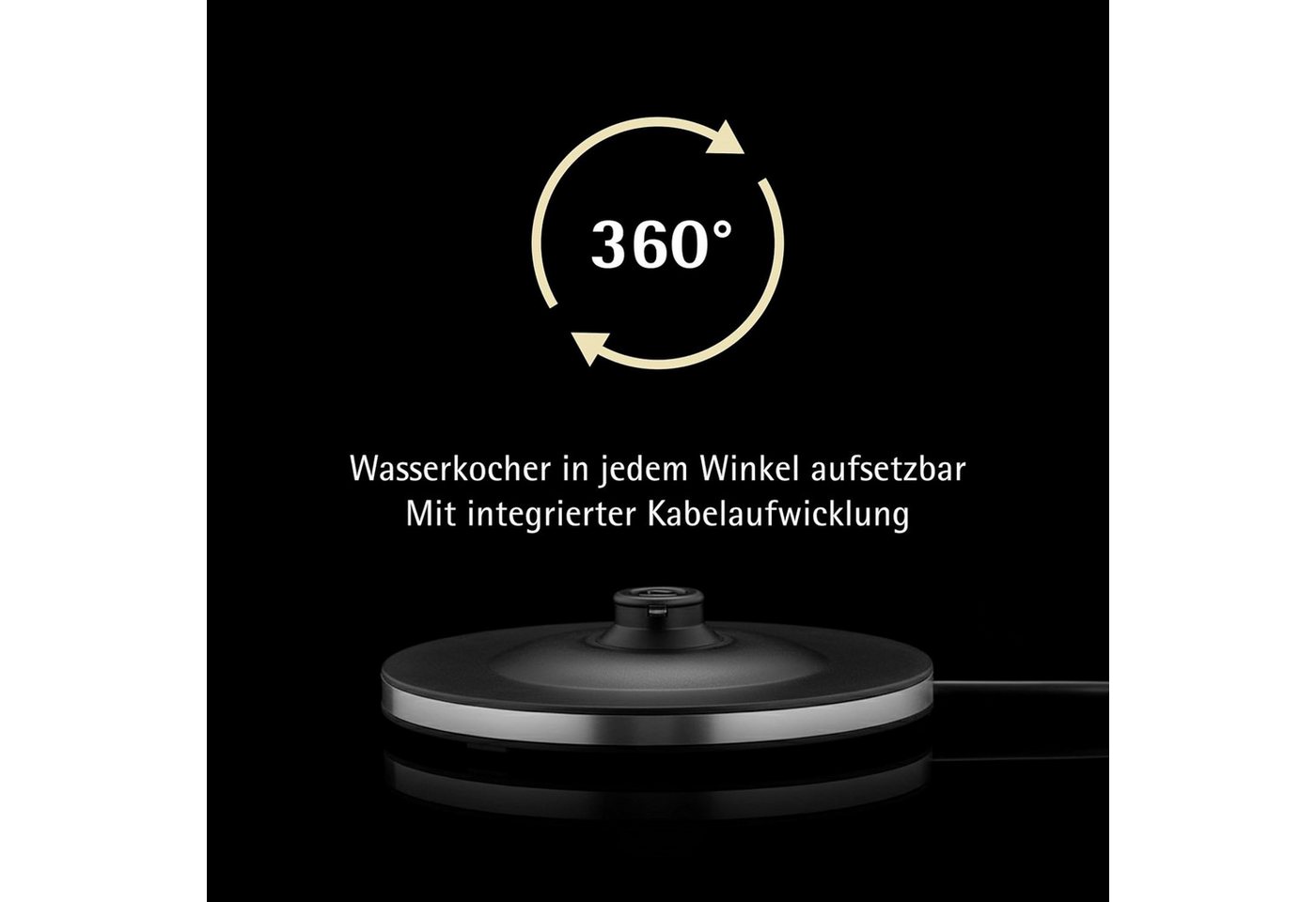 WMF Wasserkocher Stelio, 1,7 l, 2400 W, Edelstahl – Bild 5 von 5