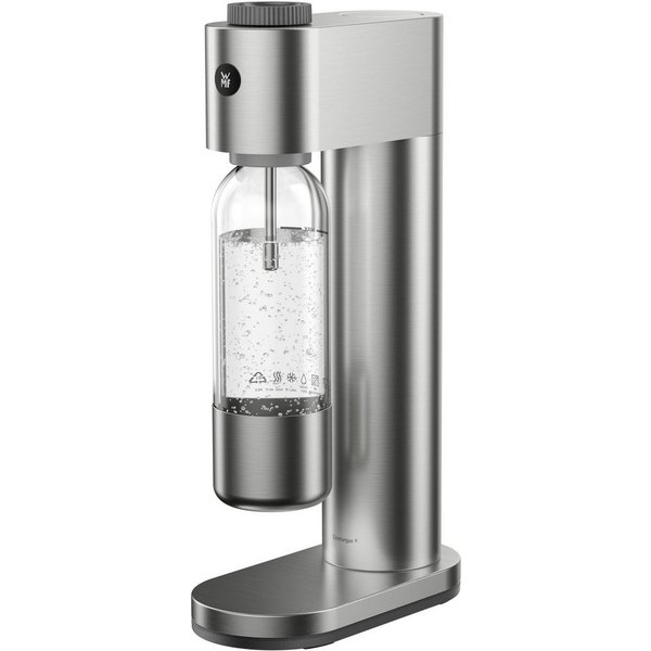 WMF Wassersprudler Element One, (2-tlg), 3 Sprudelgrade, vollautomatisches Sprudeln, Cromargan Edelstahlgehäuse