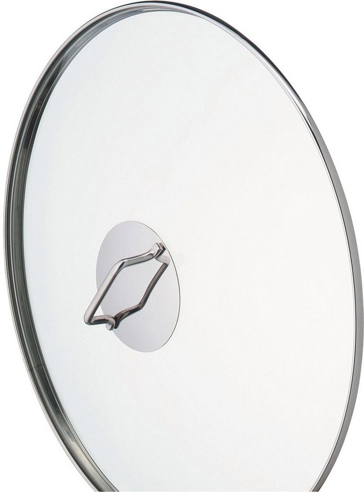 WMF Wok Wokpfanne Macao 36 cm, Induktion, Cromargan® Edelstahl Rostfrei 18/10 (Set, 4-tlg., 1 x Wok mit Glasdeckel, Dämpfeinsatz, Rezeptheft), für alle Herdarte – Bild 4 von 5