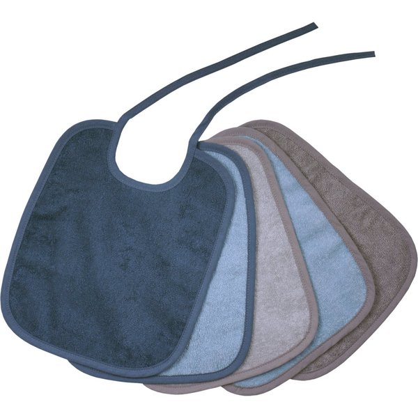Wörner Lätzchen Bindelätzchen 5er Pack 25x30 cm, (5-St), großes Set, maschinenwaschbar, trocknergeeignet