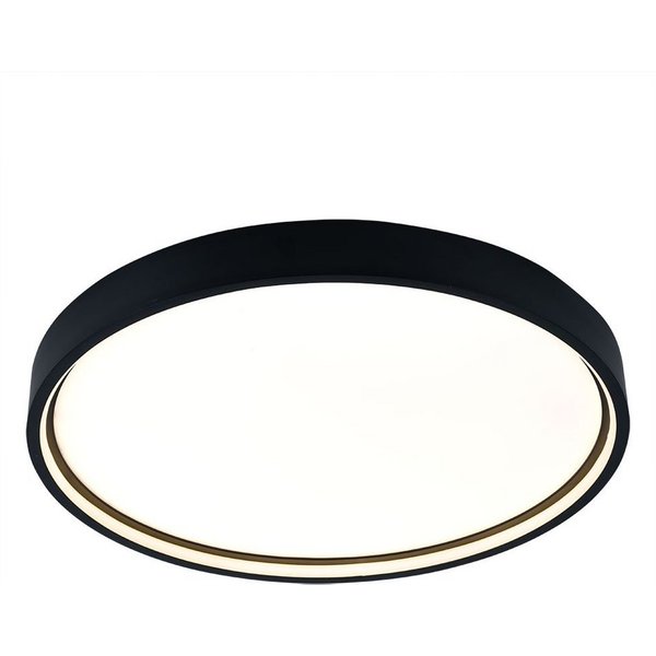 WOFI LED Deckenleuchte, LED-Leuchtmittel fest verbaut, Warmweiß, LED Deckenleuchte Deckenlampe Esszimmer dunkelgrau mit 3