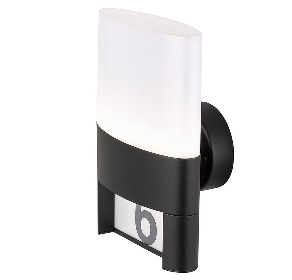 WOFI LED Wandleuchte, LED-Leuchtmittel fest verbaut, Warmweiß, Wandleuchte Außen Wandlampe Hausnummer Außenleuchte IP54 – Bild 2 von 5