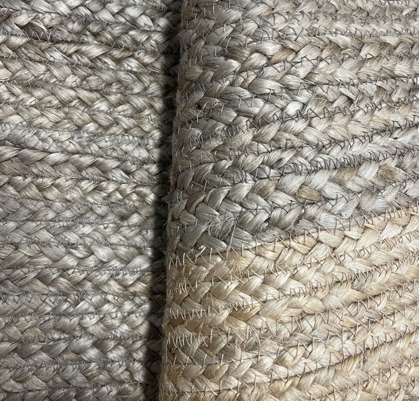 Wohnando Teppich MY-RUG Teppich Earth Weave, aus 100% Jute 60x40 cm, rechteckig, Höhe: 10 mm, handgewebt, Natürliches Material, Boho-Stil, wendbar – Bild 5 von 5