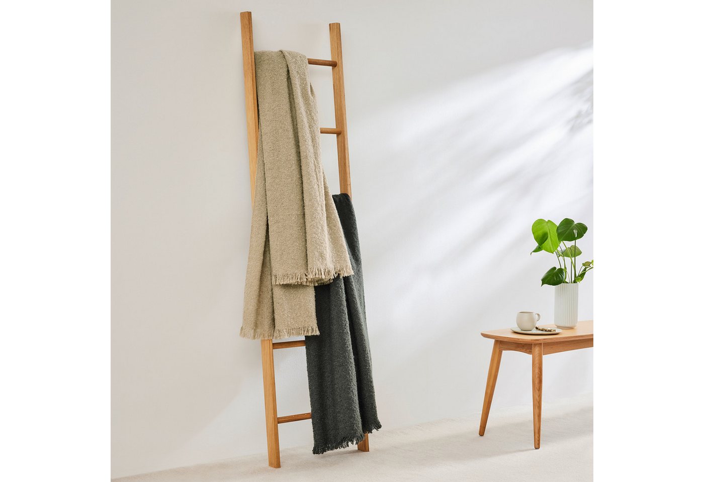Wohndecke s.Oliver Boucle Decke, s.Oliver, mit stilvollen Fransen – Bild 2 von 5