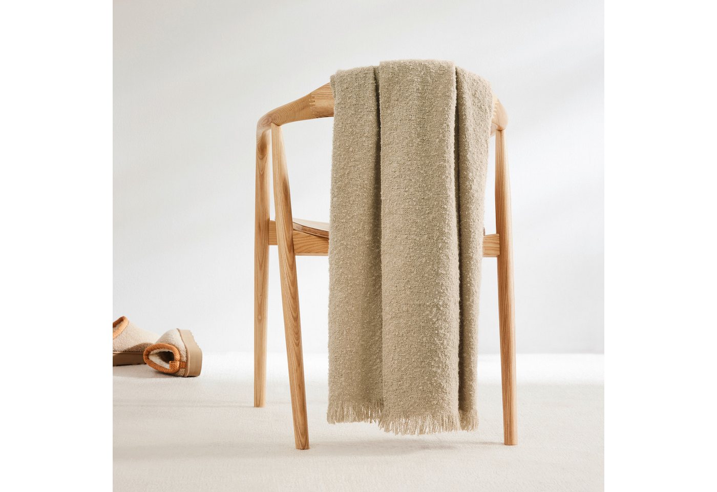 Wohndecke s.Oliver Boucle Decke, s.Oliver, mit stilvollen Fransen – Bild 5 von 5
