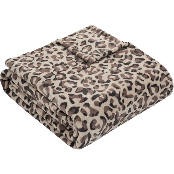 Wohndecke s.Oliver Decke, s.Oliver, Trendiges Leopardenmuster als moderner Blickfang