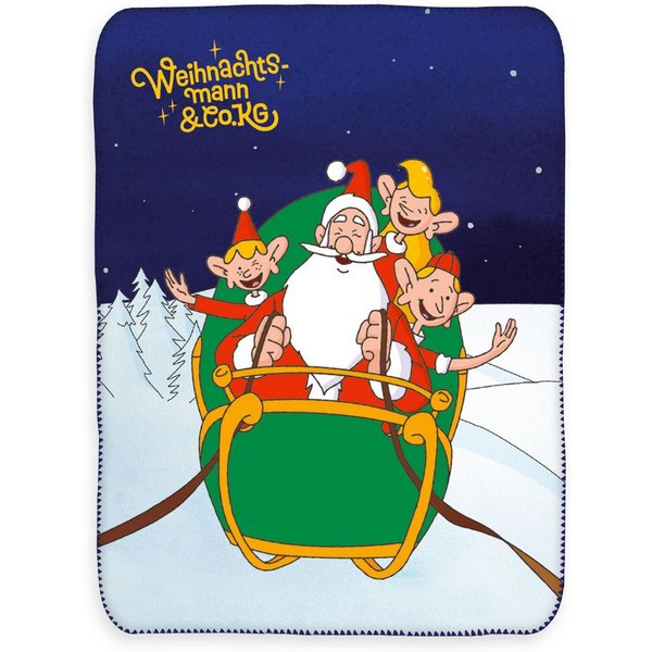Wohndecke Weihnachtsmann & Co.KG S, Perfekt zum Kuscheln – zuhause und unterwegs