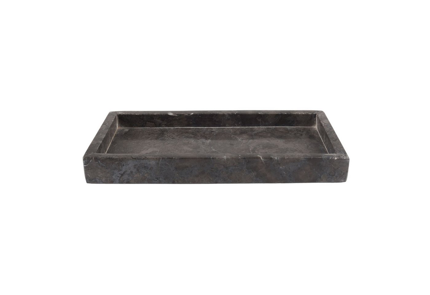 wohnfreuden Dekoschale Marmor Tablett grau schwarz eckig 24 cm, 30851 – Bild 5 von 5