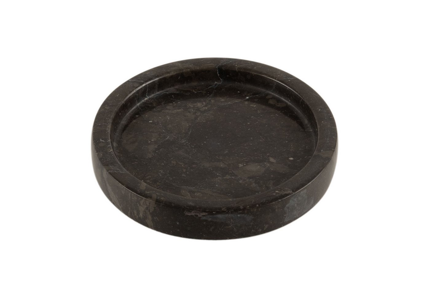 wohnfreuden Dekoschale Marmor Untersetzer 13 cm anthrazit rund, 32986 – Bild 4 von 4