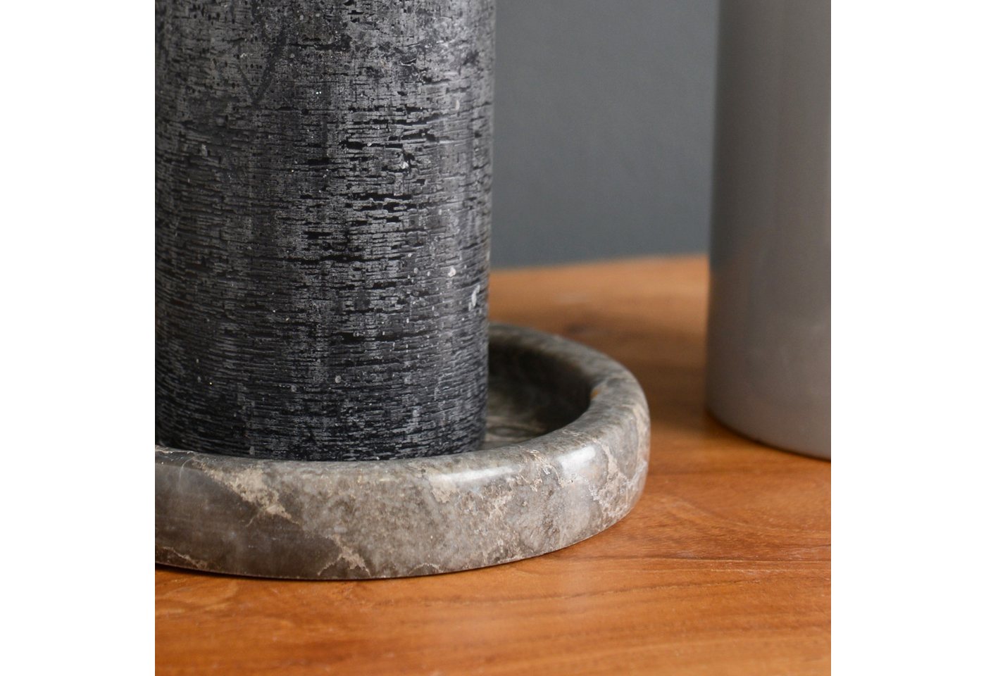wohnfreuden Dekoschale Marmor Untersetzer 13 cm grau, 32985 – Bild 2 von 4