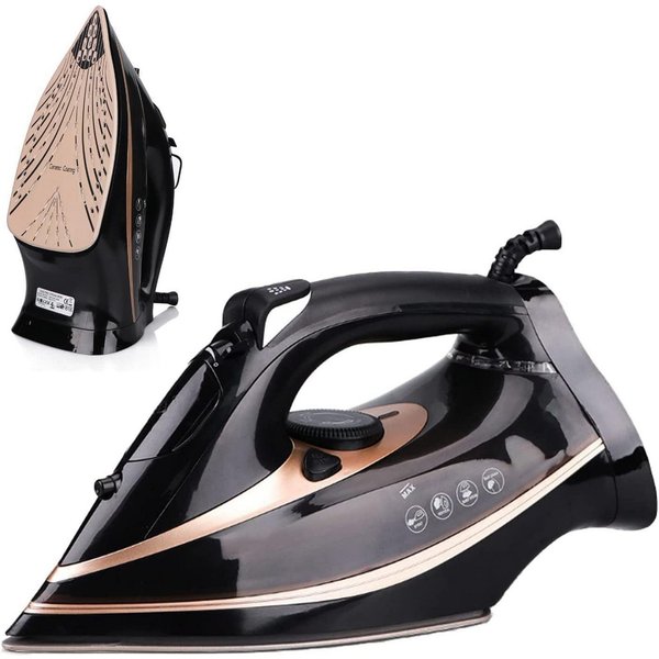 wohnTRAUM24 Dampfbügeleisen Dampfbügeleisen, 2600W Bügeleisen mit Keramik-Bügelsohle für Geschenk, 2600 W, 70 g/min Dampf,120g Extra-Dampfstoß,300ml Wassertank,