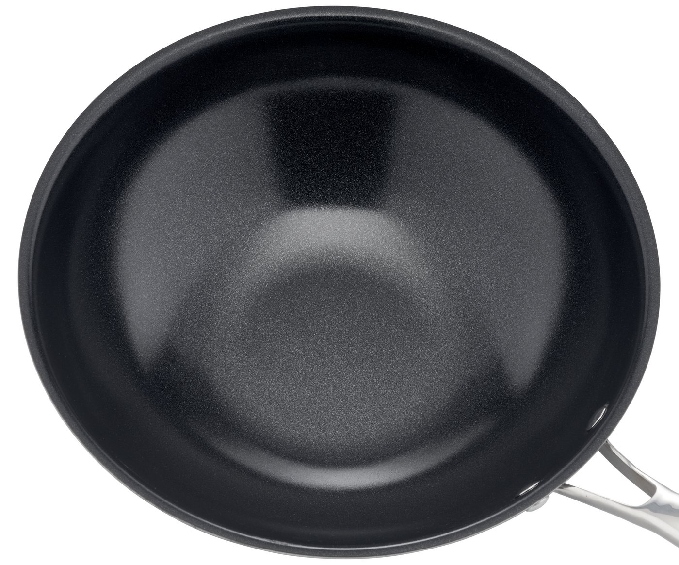 Hanseatic Wok hanseatic, Edelstahl, aus Dreischicht-Material mit Antihaft-Versiegelung, ø 28 cm, Induktion – Bild 3 von 5