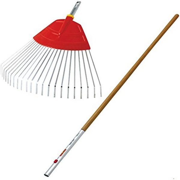 WOLF-Garten Fächerbesen Set Fächerbesen mit Holz-Stiel UF-M/ZM 140, 145 x 19 x 46 cm, (1-tlg)