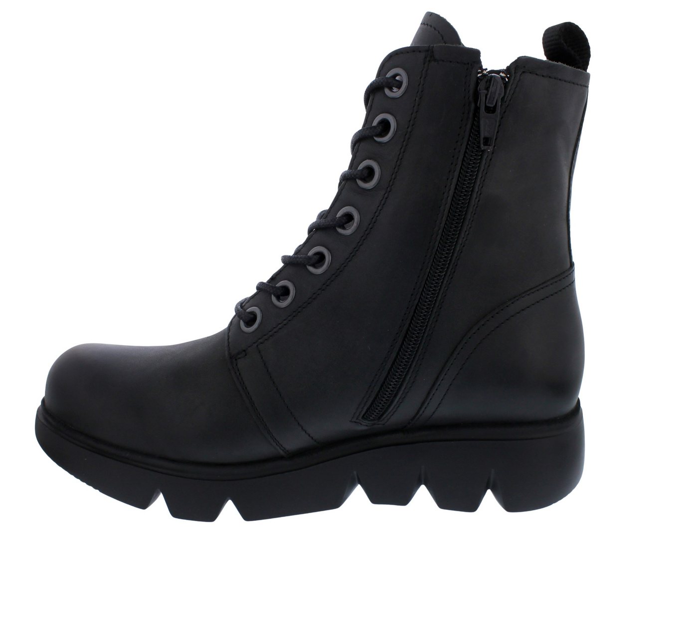 WOLKY Wolky Hope XW Bootie 0632530-000, Softy wax - Glattleder, Schwarz, Sch Schnürstiefel – Bild 5 von 5