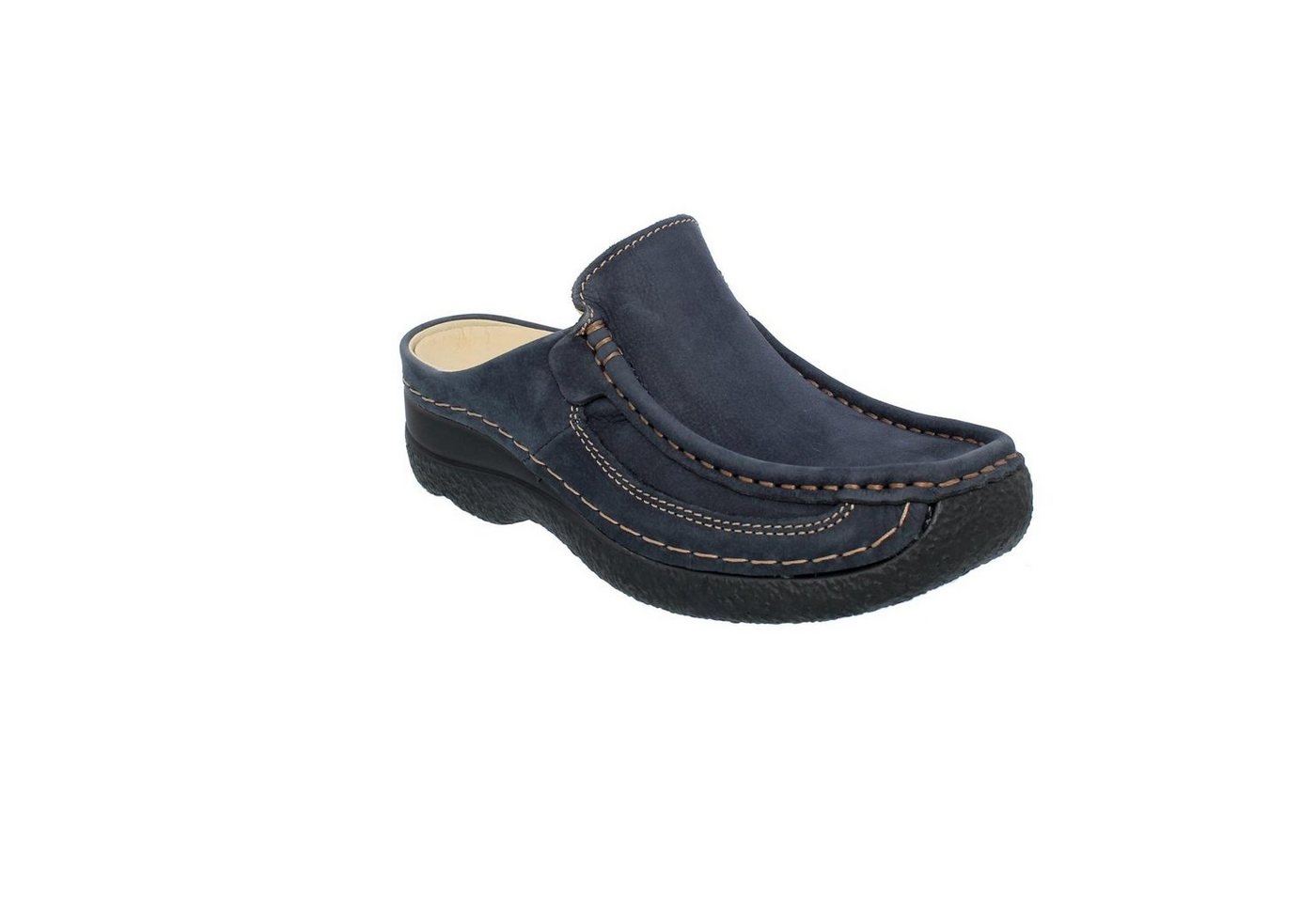 WOLKY Wolky Roll-Slide, Clog, Antique nubuck, Blue 0620211-800 Clog – Bild 2 von 5
