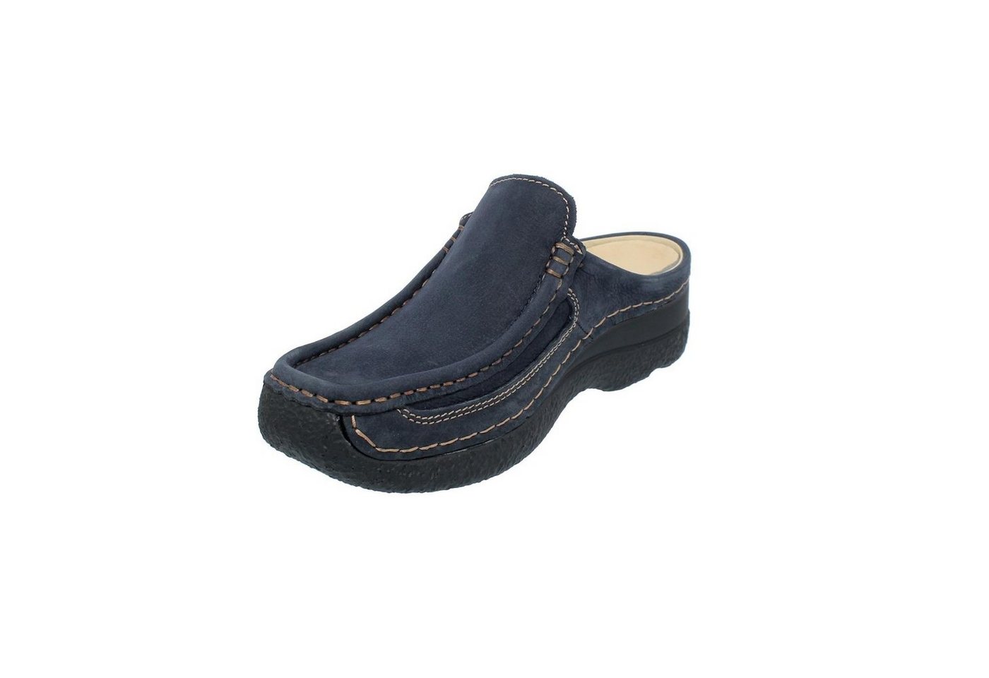 WOLKY Wolky Roll-Slide, Clog, Antique nubuck, Blue 0620211-800 Clog – Bild 4 von 5