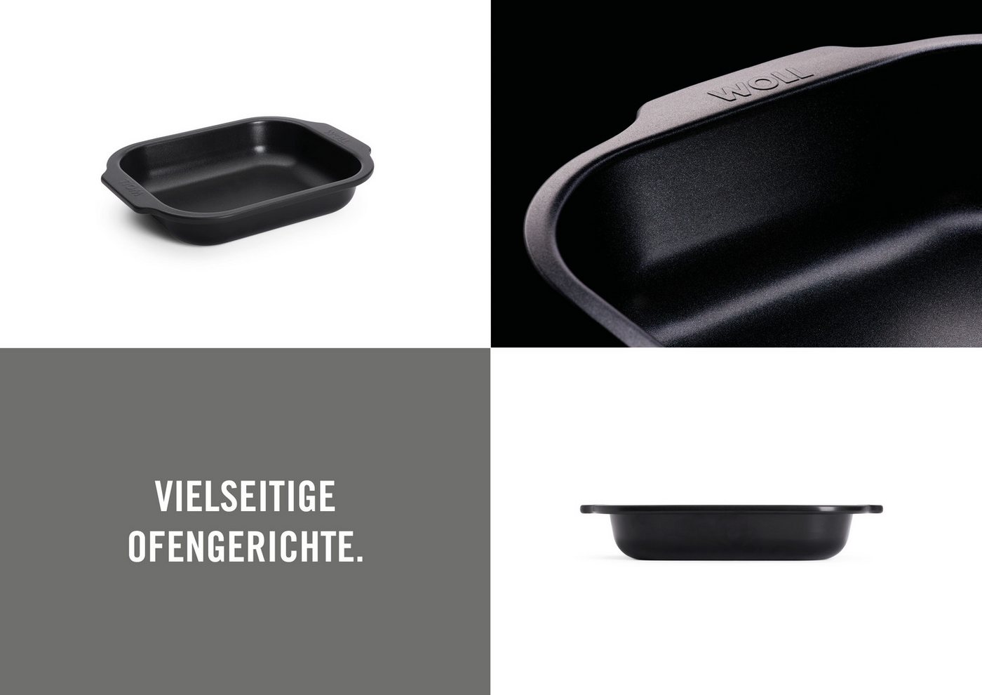 WOLL Auflaufform Roast it!, Aluminium, (4-St), Antihaftbeschichtet – Bild 2 von 5
