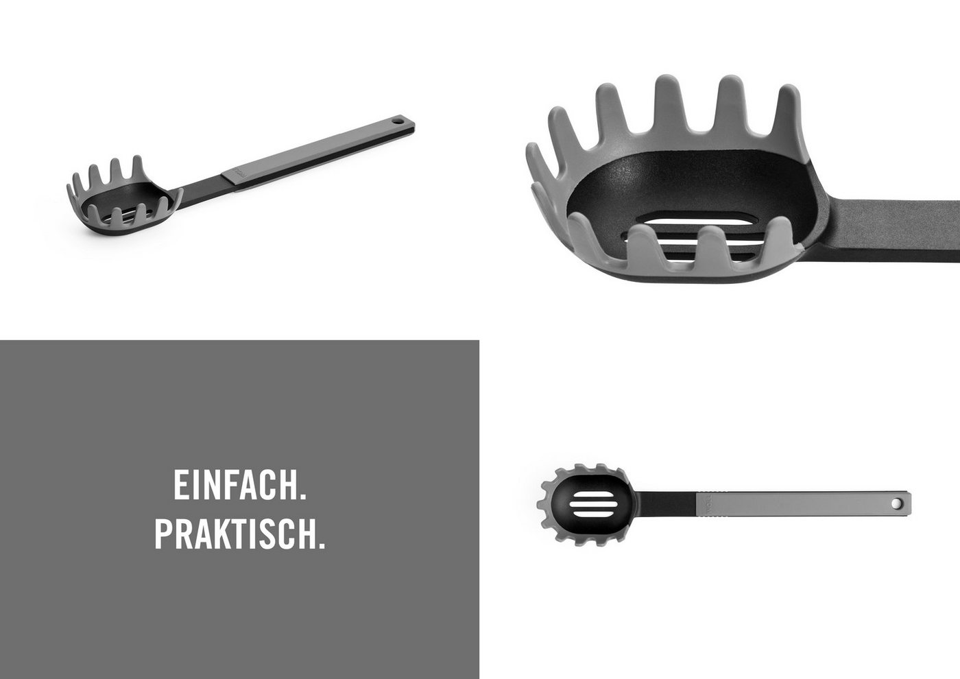 WOLL Nudellöffel Cook it, aus hochwertigem Kunststoff und Silikon – Bild 2 von 5