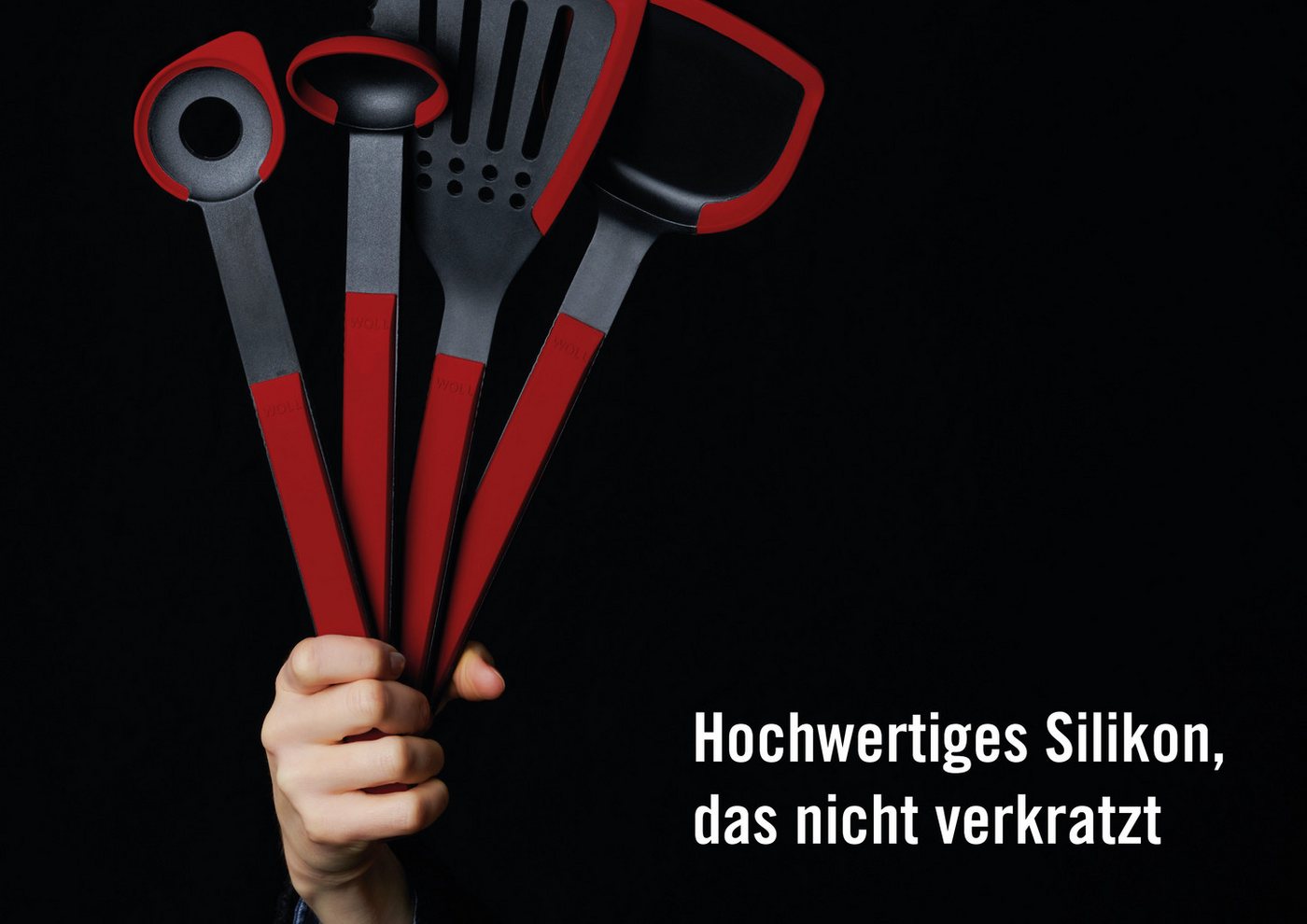 WOLL Nudellöffel Cook it, aus hochwertigem Kunststoff und Silikon – Bild 4 von 5