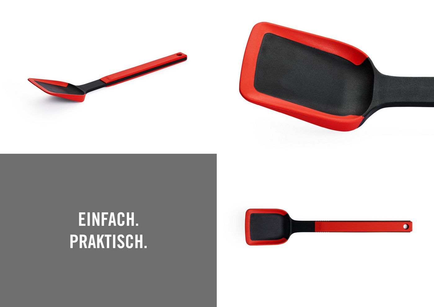 WOLL Pfannenwender Cook it, aus hochwertigem Kunststoff und Silikon – Bild 2 von 5
