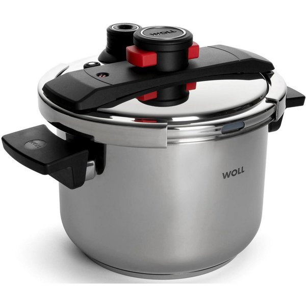 WOLL Schnellkochtopf Pressure Pro, Edelstahl 18/10 (1-tlg), Dampfkochtopf, Ø 22 cm, Induktion