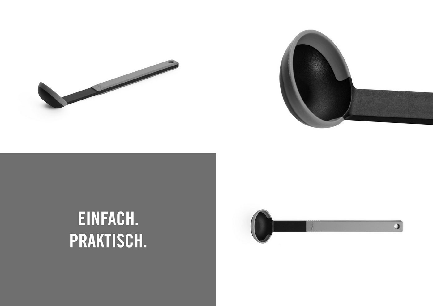 WOLL Soßenlöffel Cook it, aus hochwertigem Kunststoff und Silikon – Bild 2 von 5