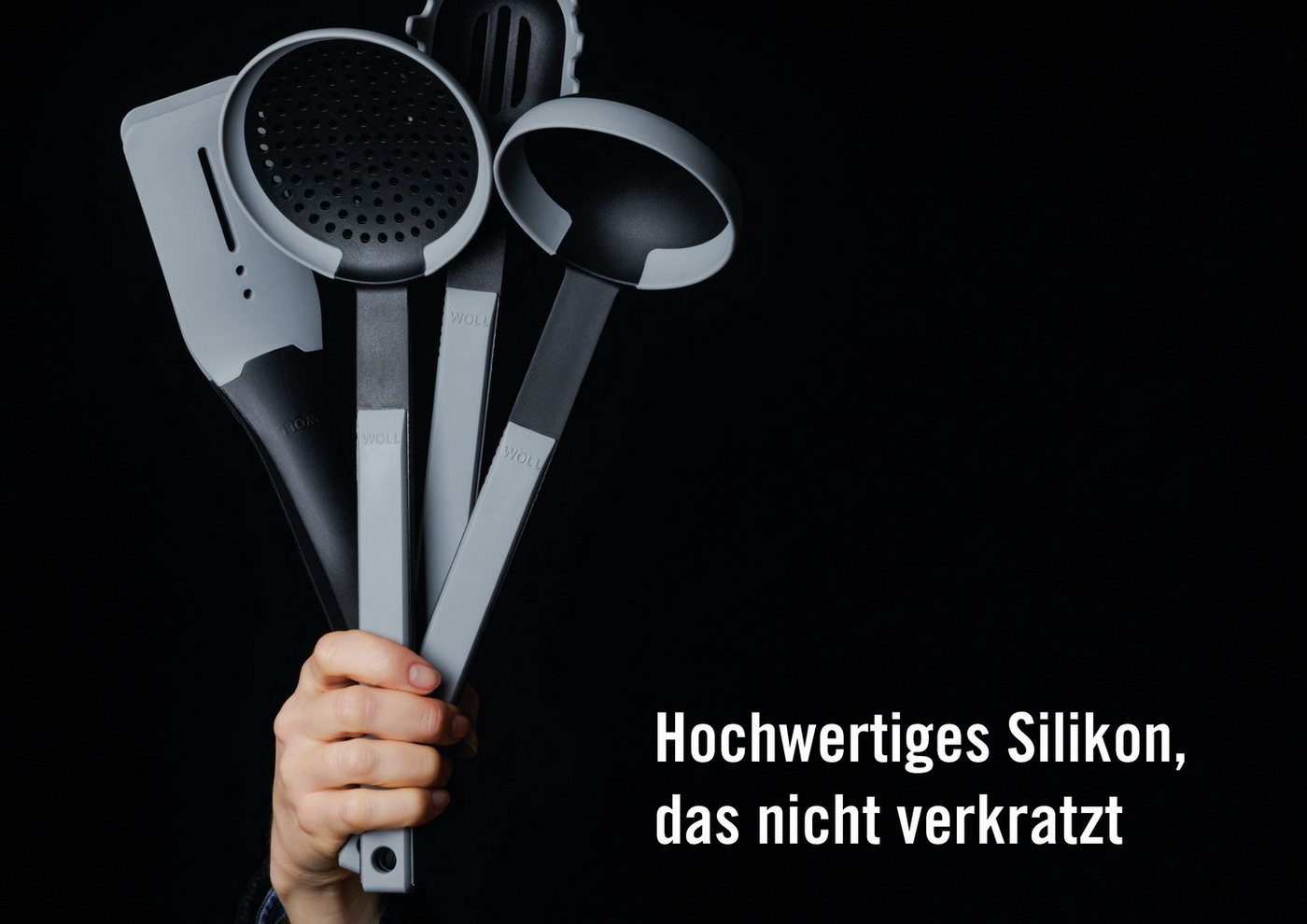 WOLL Soßenlöffel Cook it, aus hochwertigem Kunststoff und Silikon – Bild 4 von 5