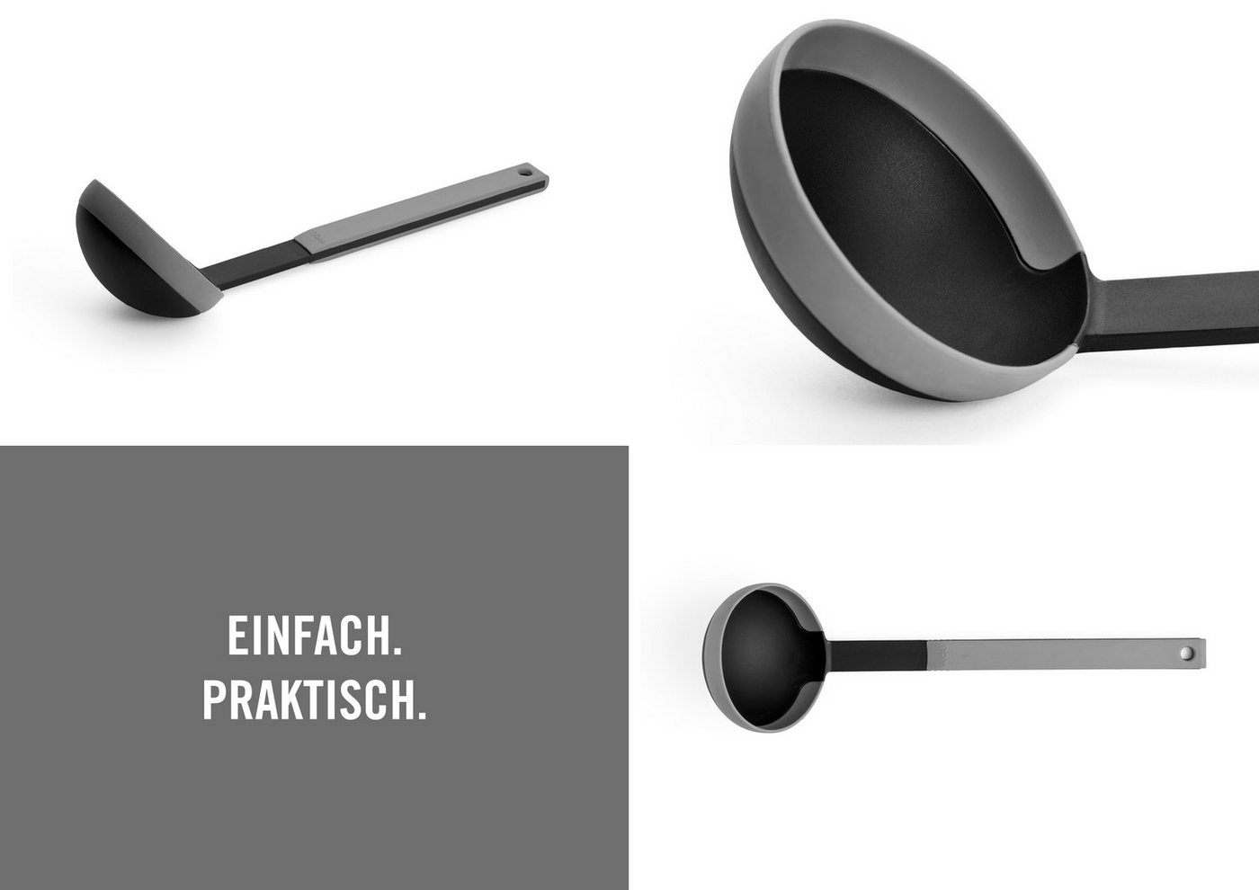 WOLL Suppenkelle Cook it, aus hochwertigem Kunststoff und Silikon – Bild 2 von 5