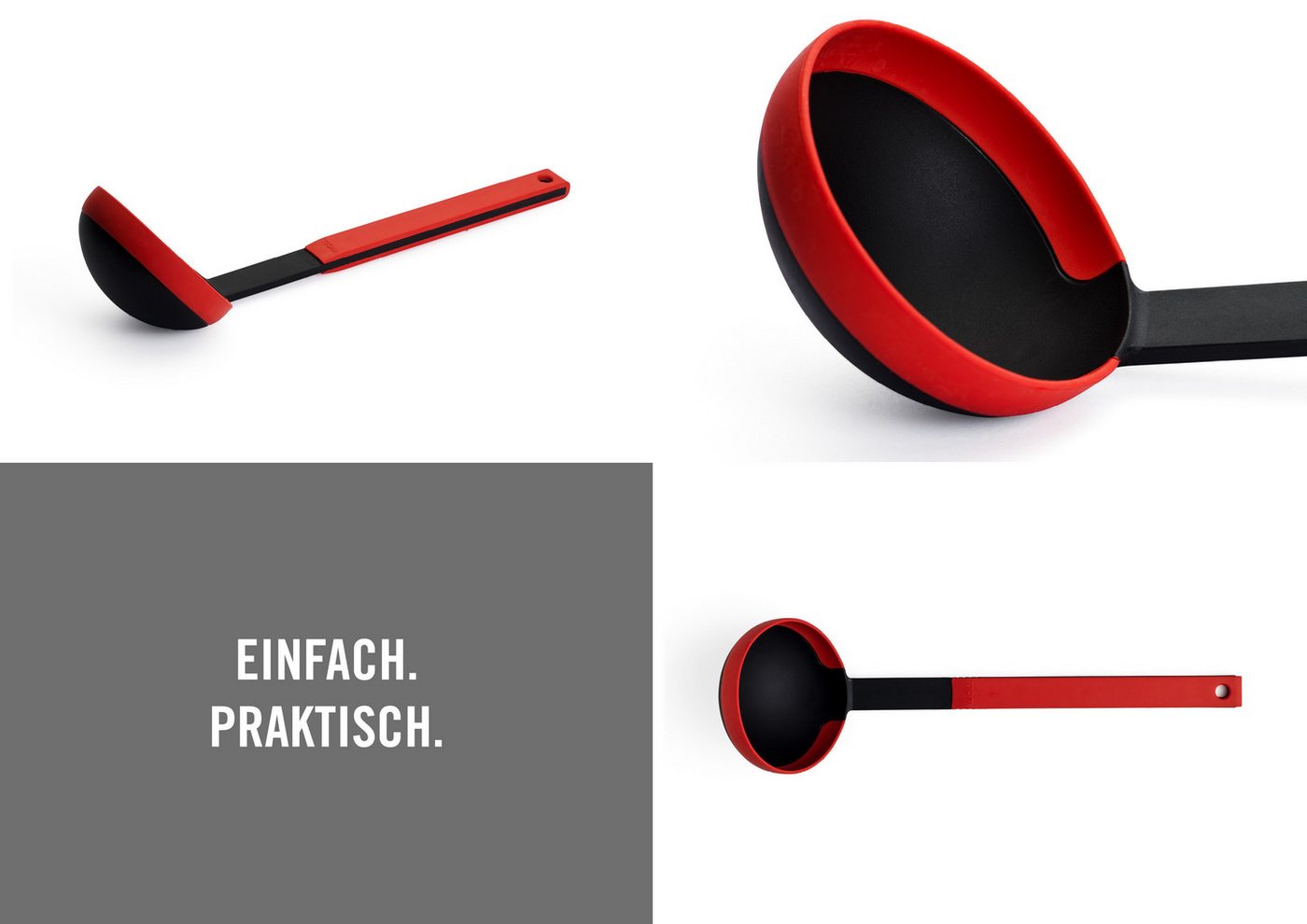 WOLL Suppenkelle Cook it, aus hochwertigem Kunststoff und Silikon – Bild 2 von 5