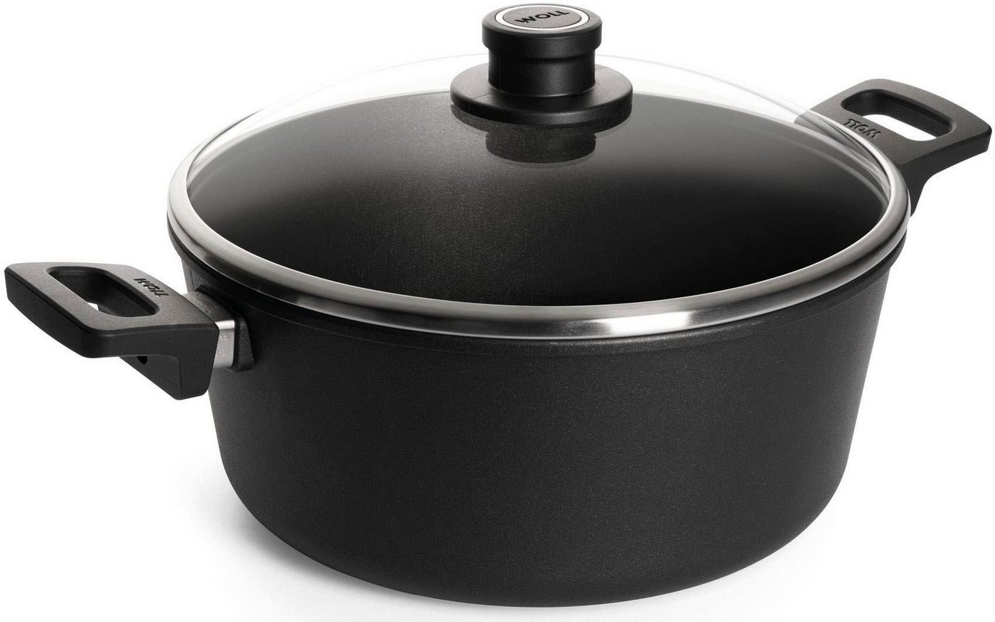 WOLL Topf-Set MADE IN GERMANY - Nowo Titanium, Aluminiumguss (Set, 8-tlg., je 1 Kochtopf 20/24/28 cm, 1 Stielkasserolle 18 cm), Induktion – Bild 5 von 5