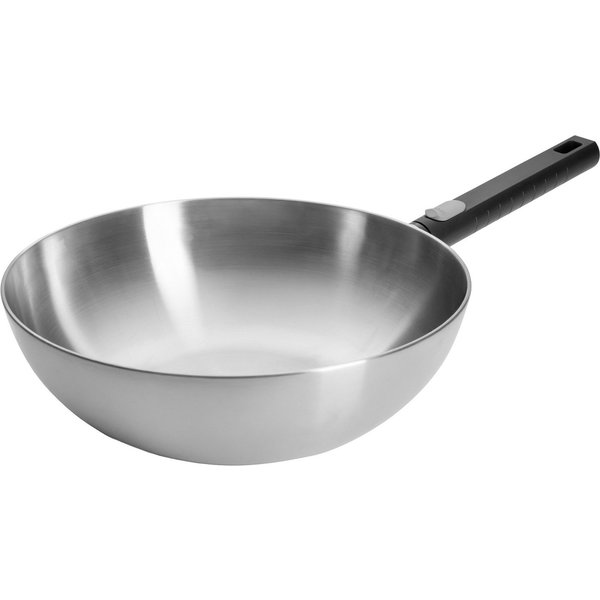WOLL Wok Logic Steel, Edelstahl 18/10 (1-tlg), 5-Schicht-Aufbau