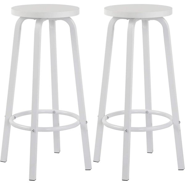 Woltu Barhocker (2 St), Bistrohocker Tresenhocker Barstuhl aus MDF und Metall