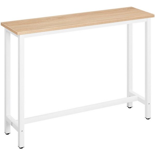 Woltu Bartisch (1-St), Metallgestell, Tischplatte aus MDF, 140x40x100cm