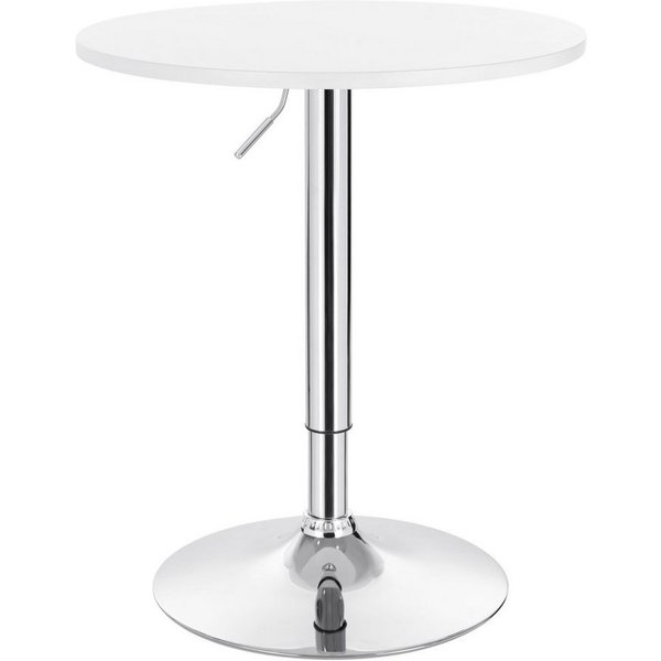 Woltu Bartisch (1-St), Stehtisch Drehtisch, MDF Partytisch, höhenverstellbar