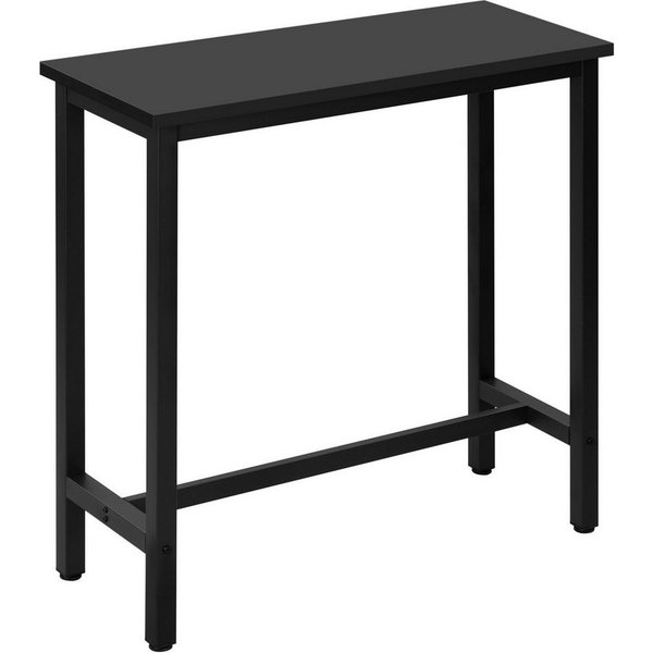 Woltu Bartisch, Bartisch aus Metall, Tischplatte aus MDF, 100x40cm