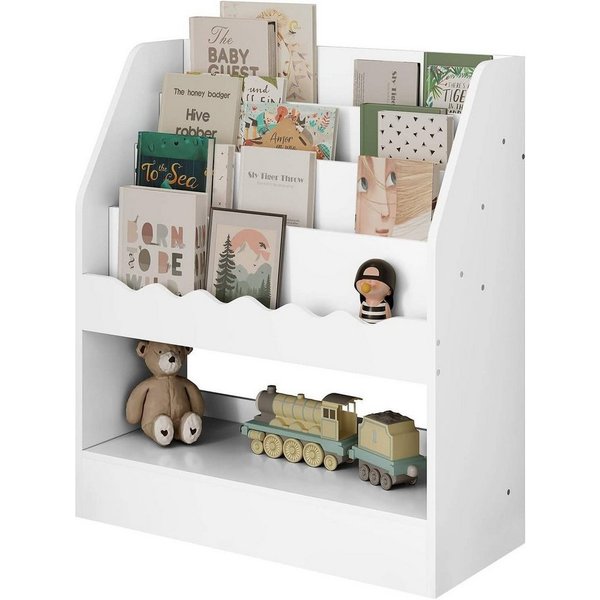 Woltu Bücherregal, 1-tlg., Kinderregal mit 5 Fächern 70x80x30 cm