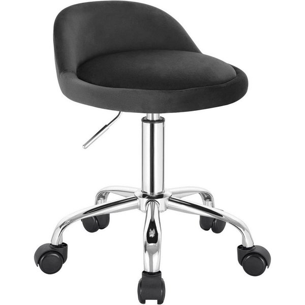 Woltu Bürostuhl, mit Rollen Drehhocker höhenverstellbar Sitzhöhe 43-54,5 cm