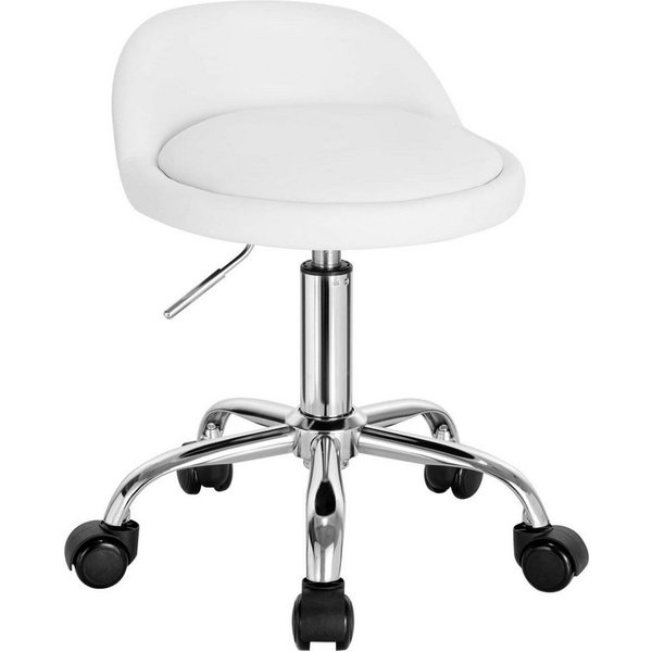 Woltu Bürostuhl, mit Rollen Drehhocker höhenverstellbar Sitzhöhe 43-54,5 cm