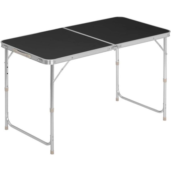 Woltu Campingtisch (1-St), Klapptisch, höhenverstellbar, aus Aluminium MDF