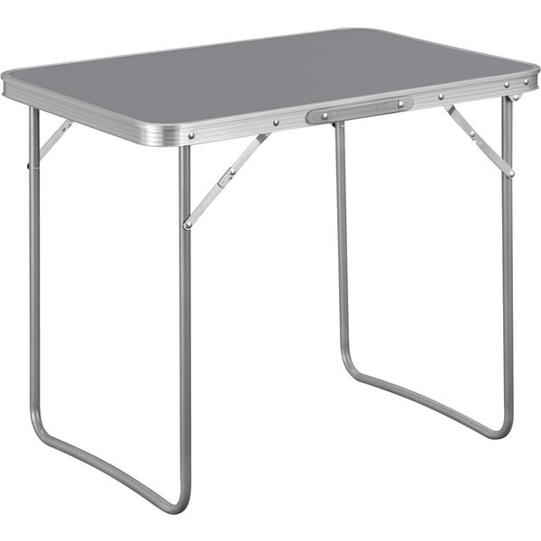 Woltu Campingtisch (1-St), mit Griff, zusammenklappbar aus Alu und MDF
