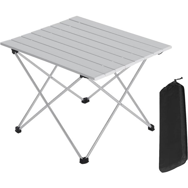 Woltu Campingtisch, Alu Campingtisch mit Tragetasche 56x46 cm