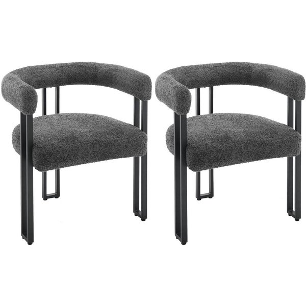 Woltu Esszimmerstuhl, Design Stuhl Küchenstuhl Sessel bequem modern, aus Chenille